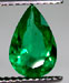 Emerald 0.9 (0.90) carat, Pear Cut Origin: Colombia
