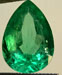 Emerald 14.4 (14.40) carat, Pear Cut Origin: Colombias