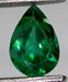 Emerald 0.4 (0.40) carat, Pear Cut Origin: Zambia, Africa