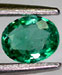 Emerald 0.6 (0.60) carat, Oval Cut Origin: Zambia, Africa