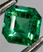 Emerald 0.5 (0.50) carat, Emerald Cut Origin: Zambia, Africa