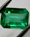 Emerald 0.9 (0.90) carat, Emerald Cut Origin: Zambia, Africa
