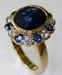 Antique Ring - Sapphire - 6.40 grams, Yellow  Gold 18 Karat