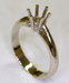Solitaire Ring - 3.50 grams, Yellow  Gold 18 Karat