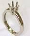 Solitaire Ring - 4.20 grams, Yellow  Gold 18 Karat
