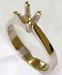Solitaire Ring - 3.90 grams, Yellow  Gold 18 Karaty