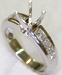 Engagement Ring - 5.40 grams, White Gold 18 Karaty