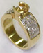 Engagement Ring - 10.30 grams, Yellow  Gold 18 Karat