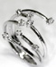Fashion Ring - Diamond - 3.00 grams, White Gold 18 Karat