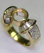 Engagement Ring - 6.00 grams, Yellow  Gold 18 Karaty