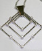 Fashion Pendant - Diamond - 9.20 grams, White Gold 18 Karat