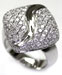 Fashion Ring - Diamond - 13.00 grams, White Gold 18 Karat