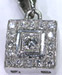 Pendant Misc. Pendant - Diamond - 2.37 grams, White Gold 18 Karats