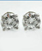 Stud Earrings - Diamond - 2.50 grams, Platinum