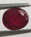 Ruby 0.9 (0.90) carat, Oval Cut Origin: Madagascar, Africa