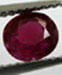 Ruby 1 (1.00) carat, Oval Cut Origin: Africa