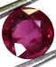 Ruby 2.1 (2.10) carat, Round Cut Origin: Madagascar, Africa