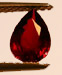 Ruby 0.8 (0.80) carat, Pear Cut Origin: Madagascar, Africa