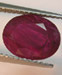 Ruby 3.6 (3.60) carat, Oval Cut